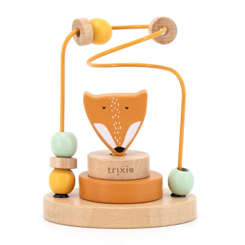 Labyrinthe a Perles en Bois - Mr. Fox, orange mr. fox trixie — vue 1 sur 2