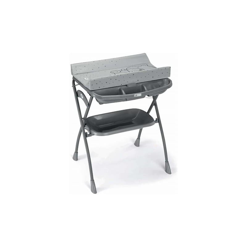Table a Langer Volare Teddy Grey, toilette 77,5x69x101 e-23