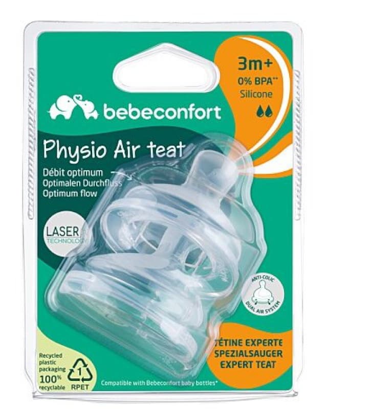 Tetines Col Large Debit Moyen 3+, bebeconfort