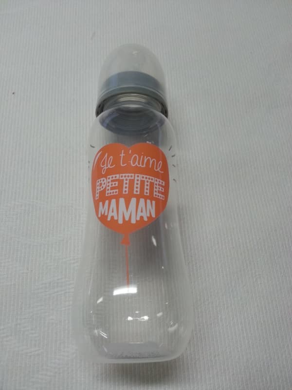 Lot de 3 Biberons - 250ml, 250 ml je t'aime petite maman e-18 je t'aime petite maman op fetes des meres & — vue 2 sur 3