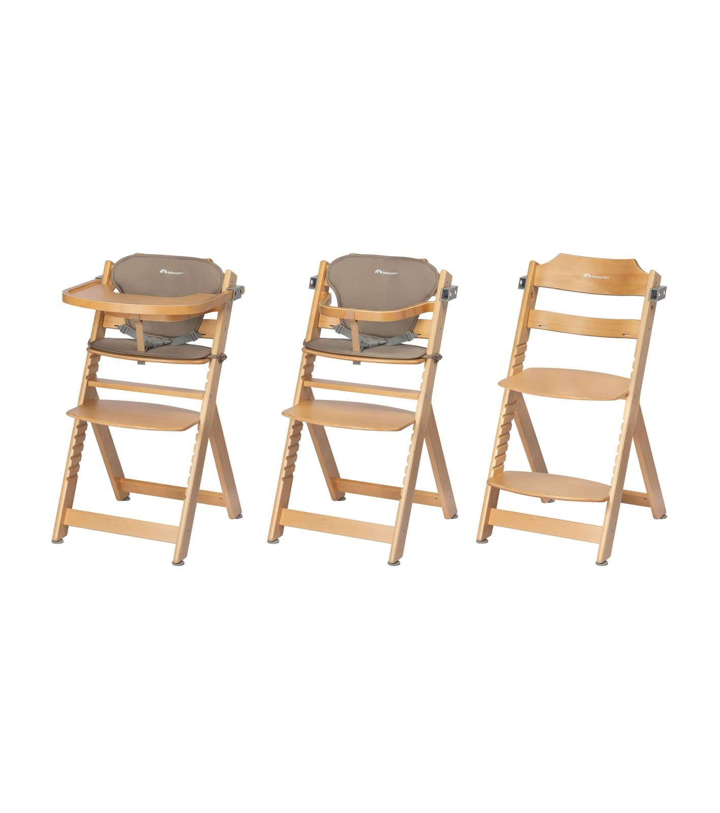Chaise Haute Timba Bois & Coussin — vue 3 sur 4