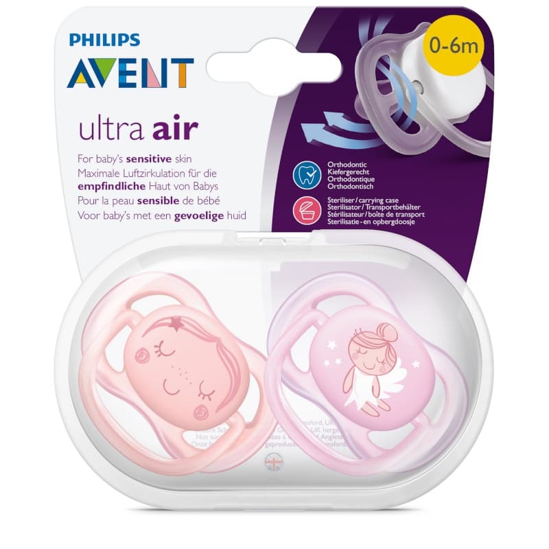 Scf345/20 Sucettes Aerees New 06 Girl, philips avent 5 x 10,8 x 12,6 — vue 4 sur 5