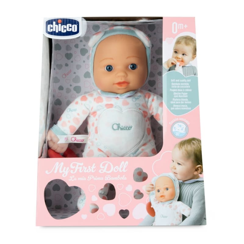 Mon Premier Doudou Poupon Motif Coeur, chicco — vue 4 sur 5