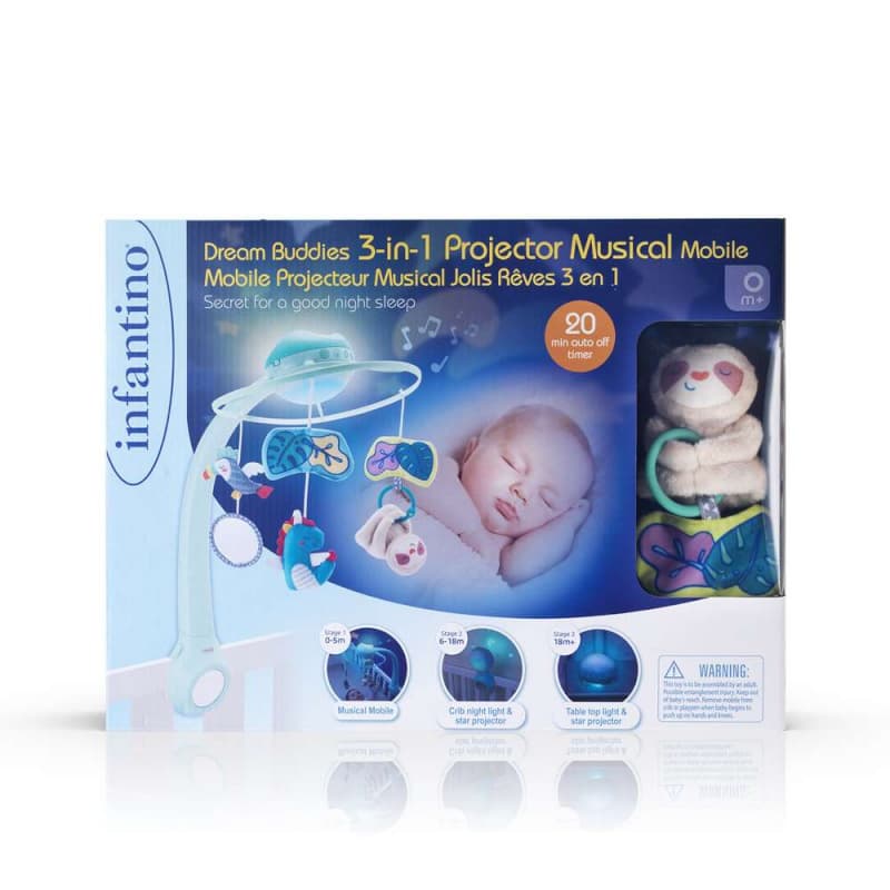 Mobile Projecteur Musical Jolis Reves 3 en 1, infantino — vue 5 sur 5