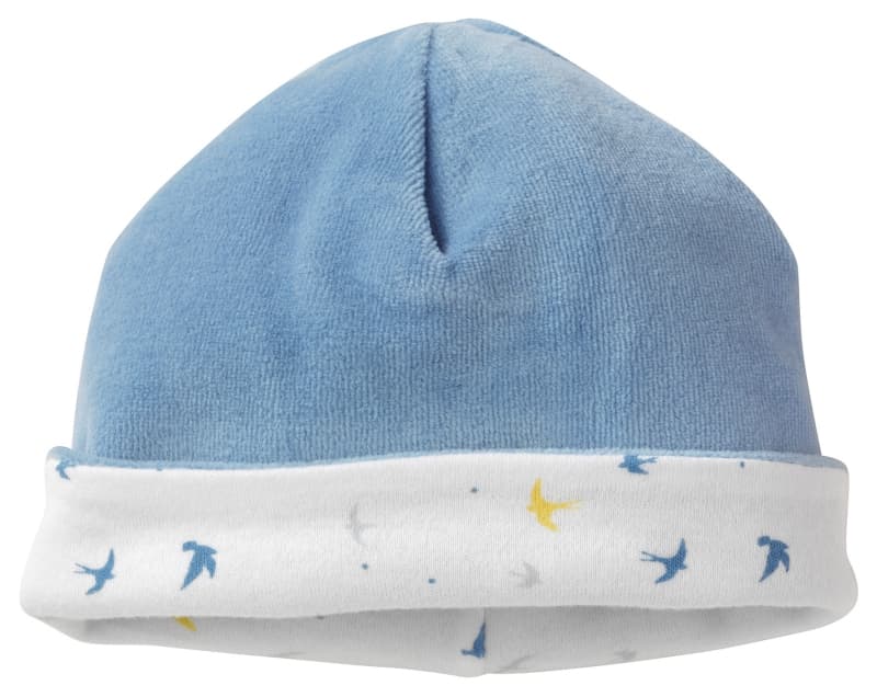 Bonnet Gaia Bleu, gaia bebe9 creation bleu 0-3m h-21 — vue 2 sur 2