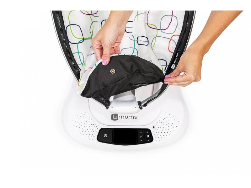 Balancelle Mamaroo 4 Multicolor, balancelles 4moms blanc multi — vue 2 sur 5