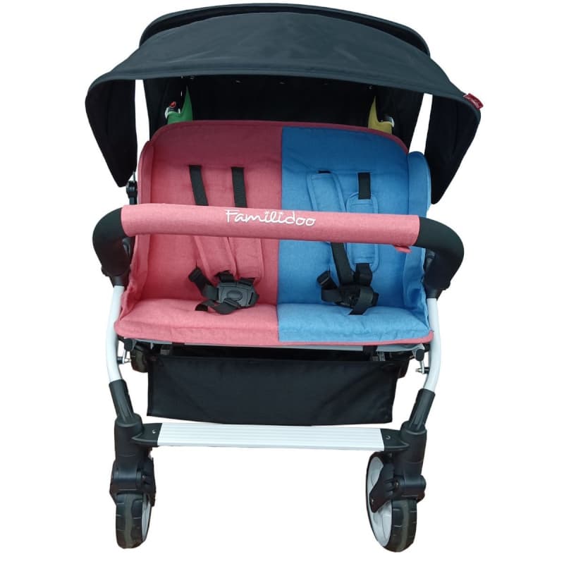 Poussette 4 Places City H4e, multicolor familidoo — vue 2 sur 6
