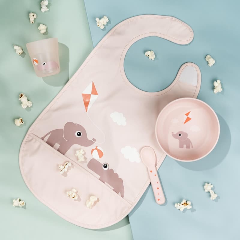Bavoir Velcro Playground, done by deer news summer 2024 — vue 4 sur 5
