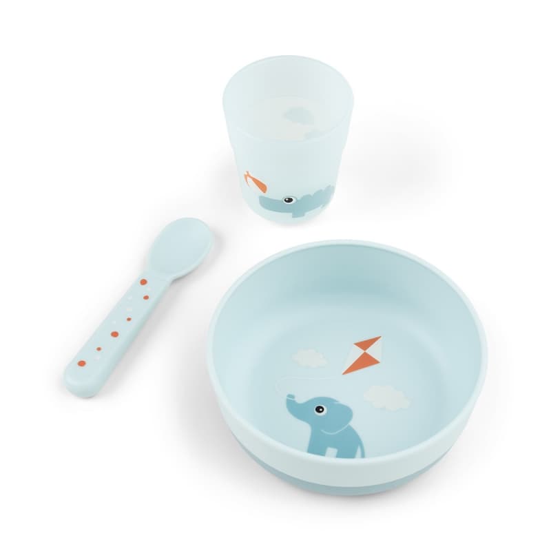 Foodie Coffret Premier Repas Playground, bleu done by deer news summer 2024 — vue 1 sur 5