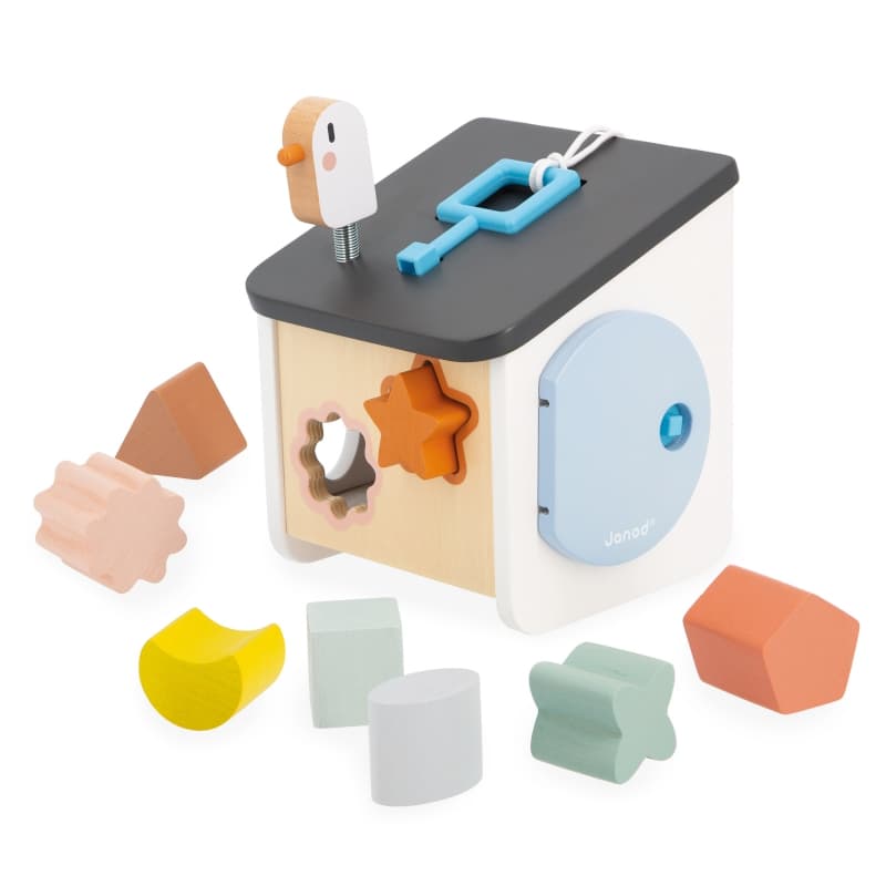Swc - Maison des Formes Oiseau, jouets d'eveil janod multicolore 16 x 15,5 x 21,5 collection 2024 — vue 1 sur 5