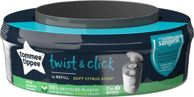 Recharges Twist & Click X1, tommee tippee gris — vue 2 sur 2