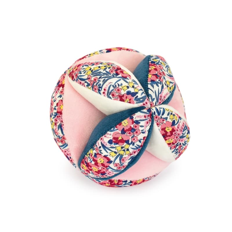 Boh'aime Balles Sensorielles Faon, rose 15cm doudou sensoriel doudou et compagnie a-24 h-24