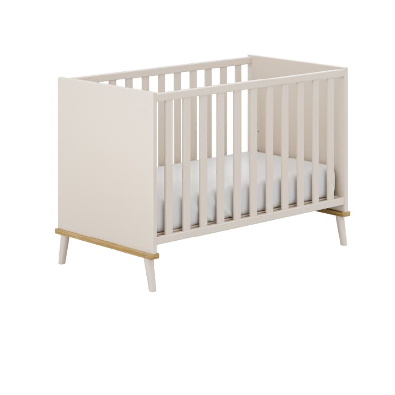 Hazel Lit d'Enfant 60 X 120, cashmere beige / chêne montan transland