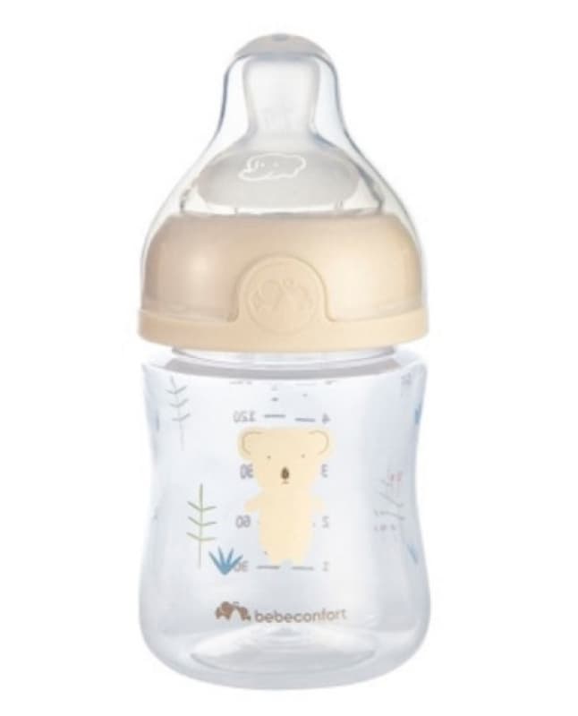 Biberons Col Large Physio 150ml Sand 0+, bebeconfort