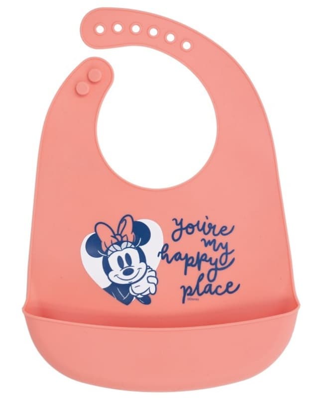 Bavoir Silicone Minnie