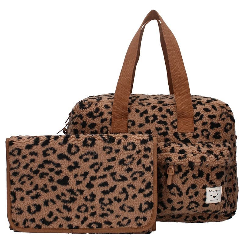 Sac a Langer Sherpa Leopard, caramel kidroom per — vue 4 sur 5