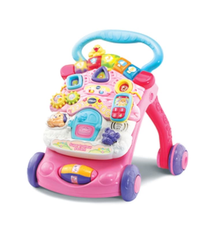 Super Trotteur Parlant 2 en 1 Rose, vtech baby rose per