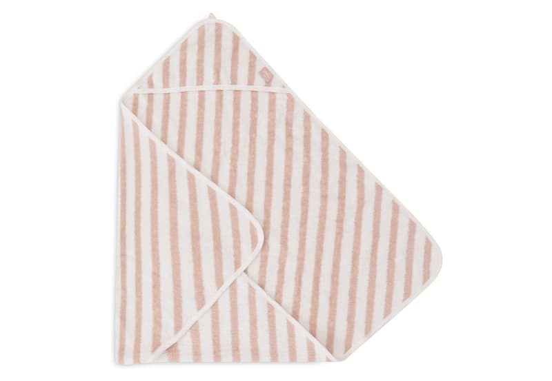 Cape de Bain Eponge Stripe Gots, wild rose 75x75cm basics e-24 — vue 2 sur 5