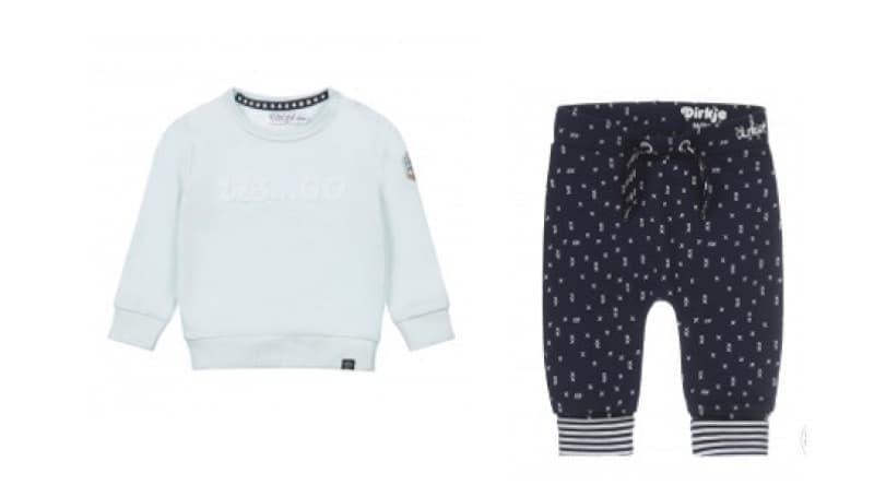 Ens Pantalon+pull 1.2.3.go Bleu