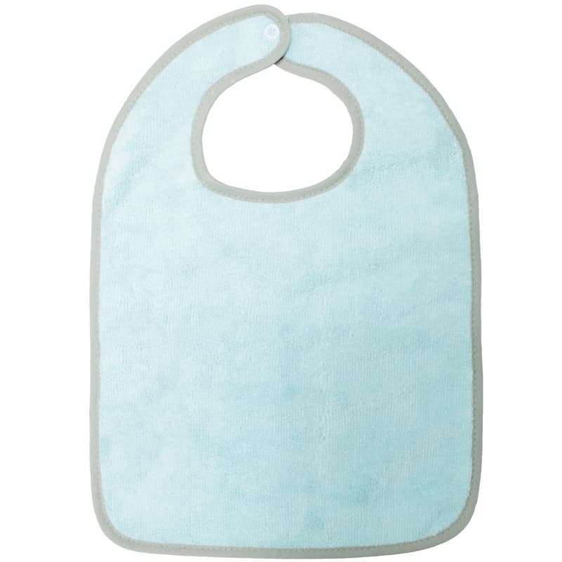 Lot de 2 Bavoirs 1er Age, babycalin aqua/gris babycalin aqua/gris — vue 2 sur 3