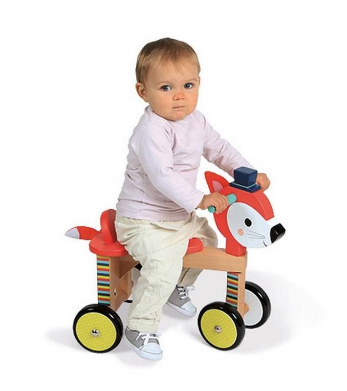 Porteur Renard, jouets d'eveil janod 2022 — vue 1 sur 3