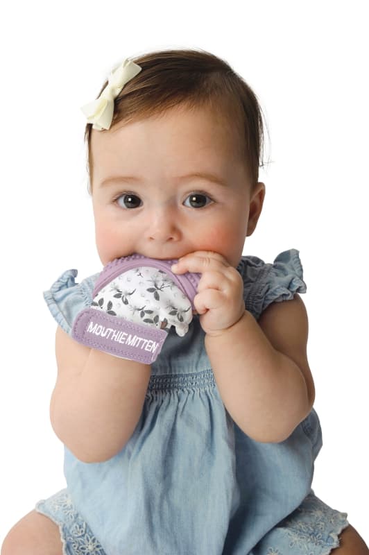 Mitaine de Dentition, malarkey kids lilas — vue 3 sur 3