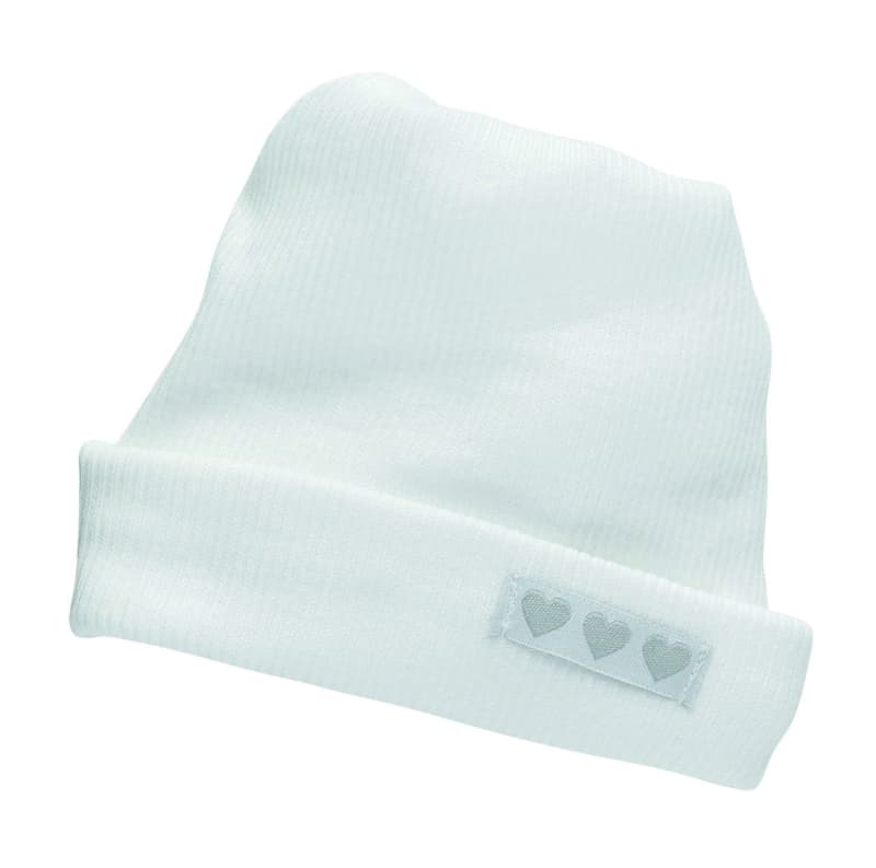 Bonnet Naissance Tubulaire Blanc, trois kilos sept