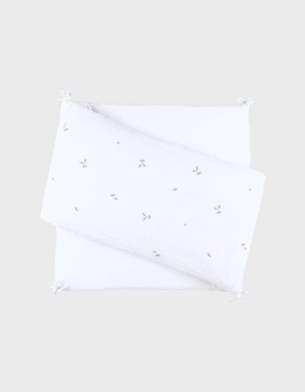 Tour de Lit, Gaze de Coton Bio Brodee, fluffy, orso & lily noukie's — vue 1 sur 4