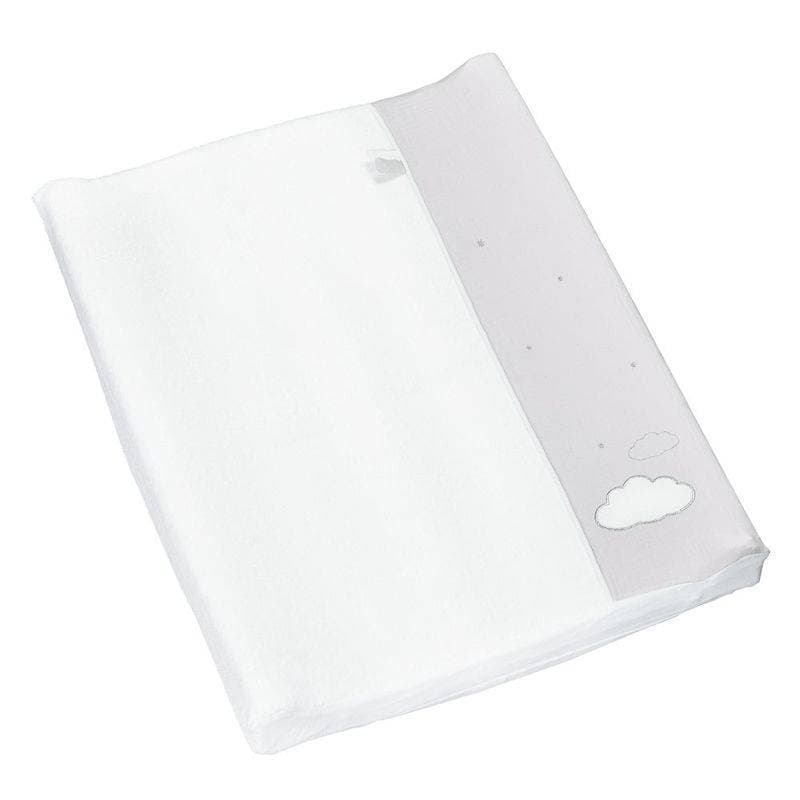 Matelas a Langer Petit Modele Gris Lily Grey, lily grey sauthon baby deco blanc - gris clair - a — vue 2 sur 2