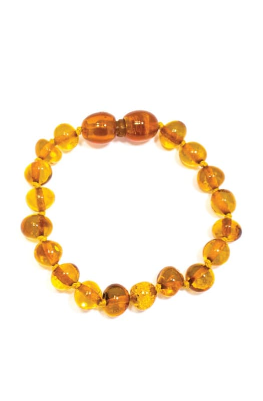 Bracelet d'Ambre Baroque pour Bebe, kadolis 70/100/10