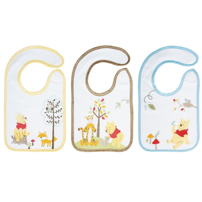 Lot de 3 Bavoirs Naissance Imprime Winni, disney disney — vue 2 sur 4