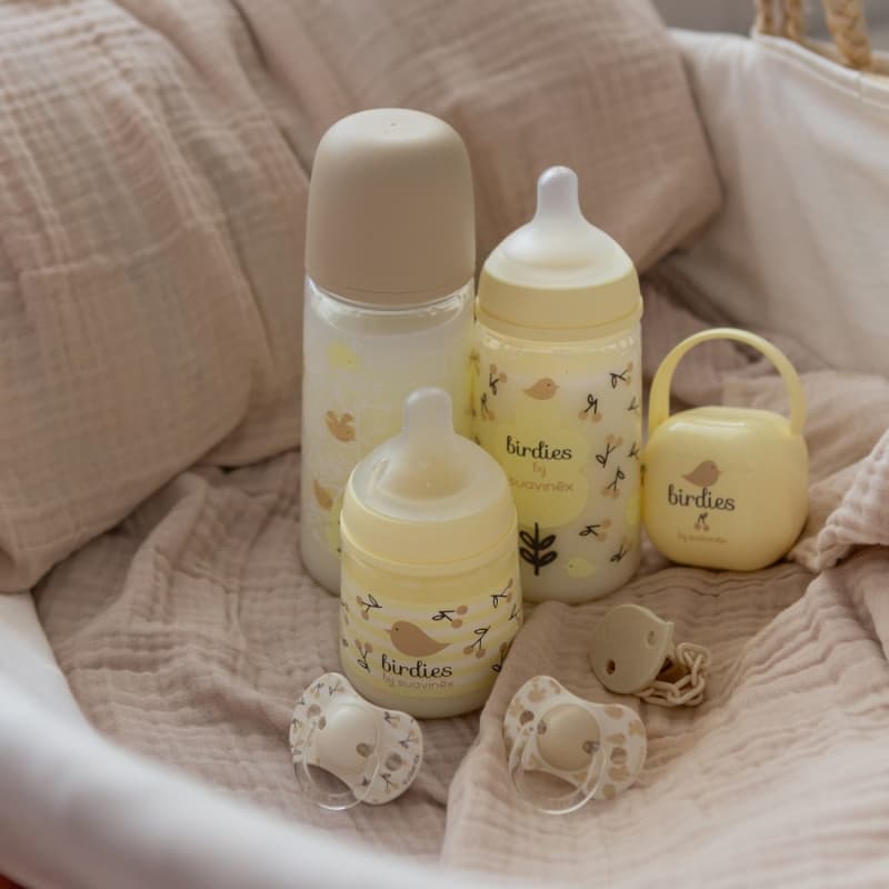 Porte-sucette, beige birdies suavinex — vue 6 sur 6