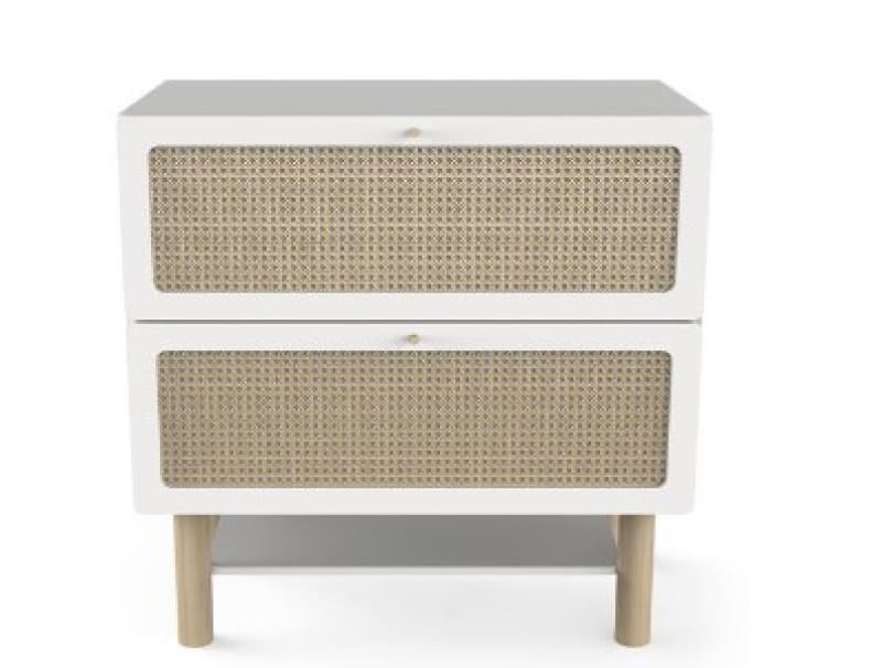 Commode 2 Tiroirs + 1 Etagere (sans Plan a Langer) Ochna — vue 2 sur 2