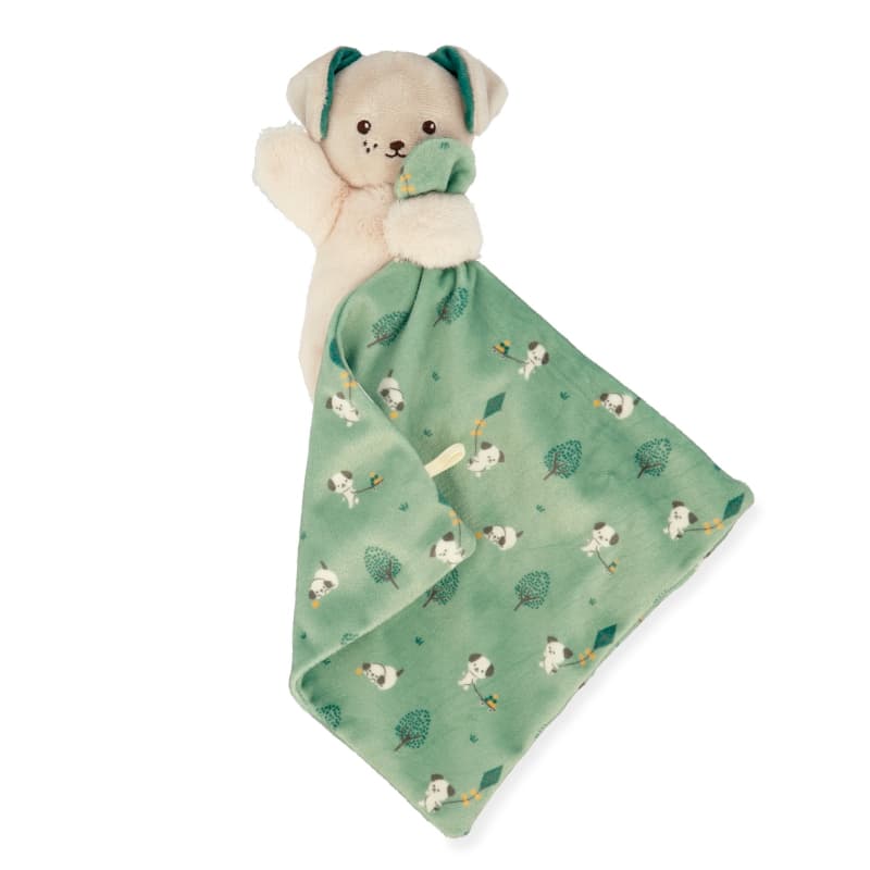 Doudou Chien Vert, carre douceur kaloo 2024 — vue 4 sur 5