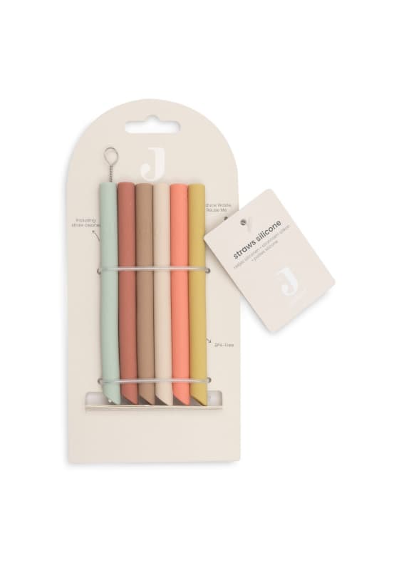 Pailles Silicone X6, multicolore silicone jollein — vue 2 sur 3