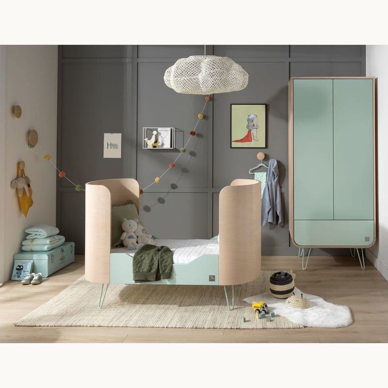 Armoire Pied Fil Tilleul Galopin, galopin sauthon original 87 x 198 x 56 — vue 2 sur 2