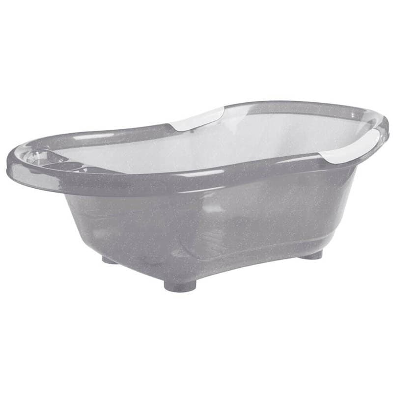Baignoire Grise Pailletee, hygiene gris palleté translucide
