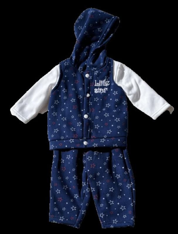 Ensemble Fille Little Star 3 Pcs, little star 3pcs 6-24mois — vue 2 sur 2