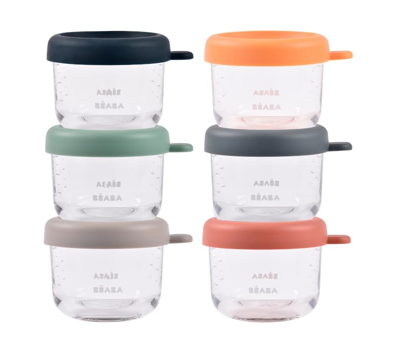 Coffret 6 Portions Verre, sunrise color beaba — vue 2 sur 5