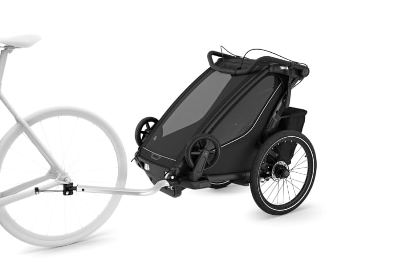 Chariot Sport 1 G3, black active with kids thule — vue 2 sur 5