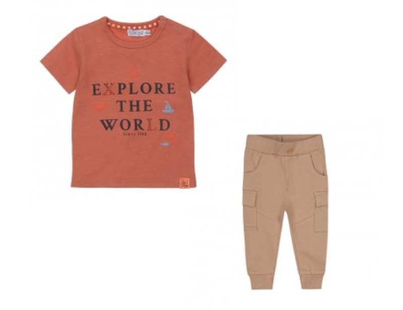 Tee-shirt Explorer+pantalon 6m