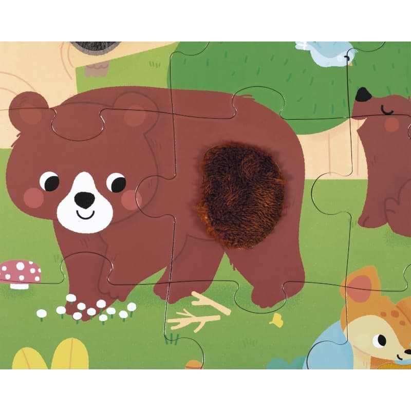 Puzzle Tactile Foret, janod — vue 6 sur 6