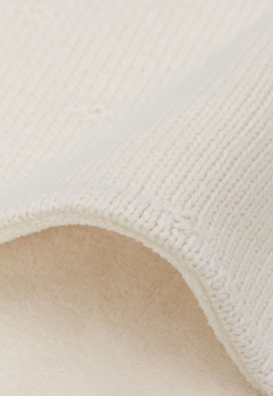 Couverture Berceau Velvet, ivory 75x100cm cosy knit jollein h-24 — vue 5 sur 5