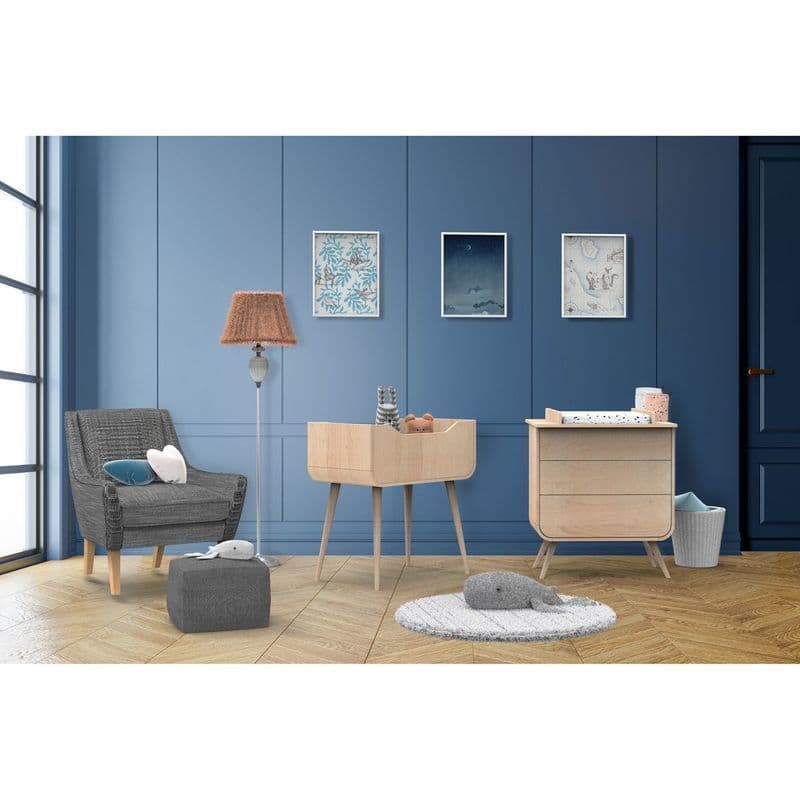Commode Pied Bois Face Bois Bambin, bambin sauthon original 87 x 97 x 48 — vue 1 sur 3