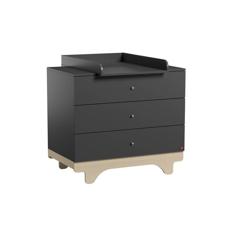 Commode Playwood Graphite Bois, 92,5x52,5x86 graphite/bois playwood — vue 1 sur 2