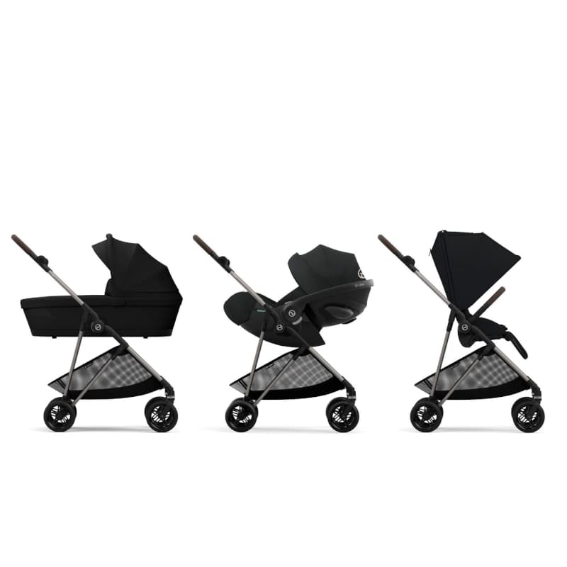 Poussette Melio 4, magic black gold cybex 07-24 — vue 4 sur 5
