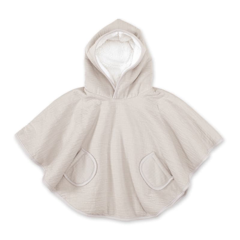 Poncho Teddy+tetra Jersey Cadum, sand 9-36m bemini 24/09