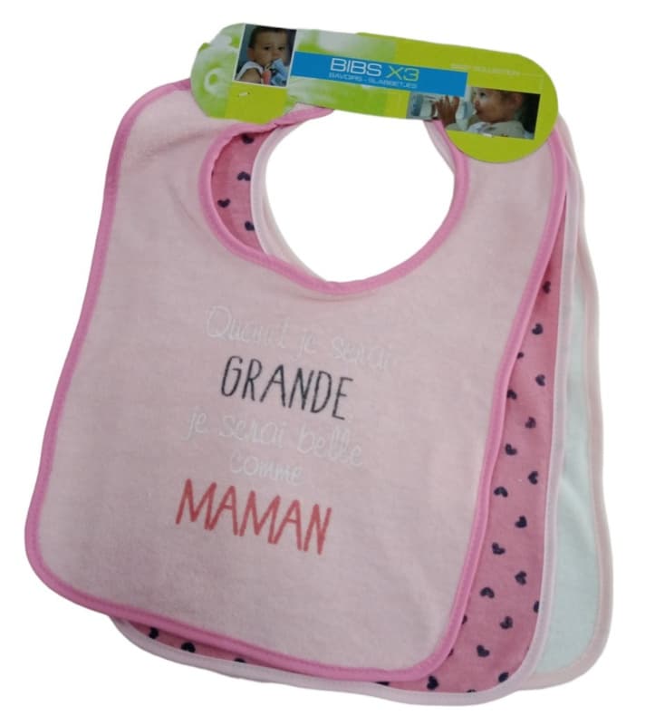 Lot de 3 Bavoirs — vue 1 sur 2