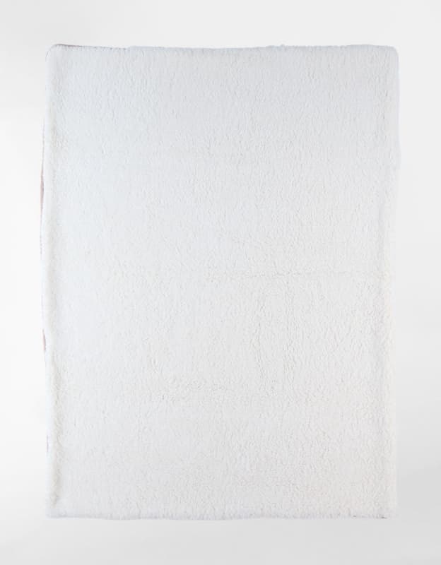 M&m24 Couverture Tricot Powder Pink avec Sherpa 75x100, rose 75x100 cm mix & match noukies permanent — vue 2 sur 4