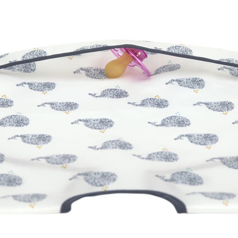 Bavoirs Manches Longues avec Poche Little Water Baleine, lässig bleu — vue 2 sur 3